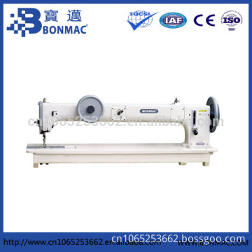 BM-263 Super long arm heavy duty lockstitch industrial sewing machine with large shuttle hook for extra heavy-weight material